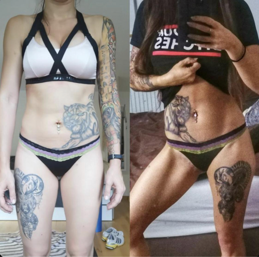 Fitness Plan Testimonial by  @the_inked_tiger_girl